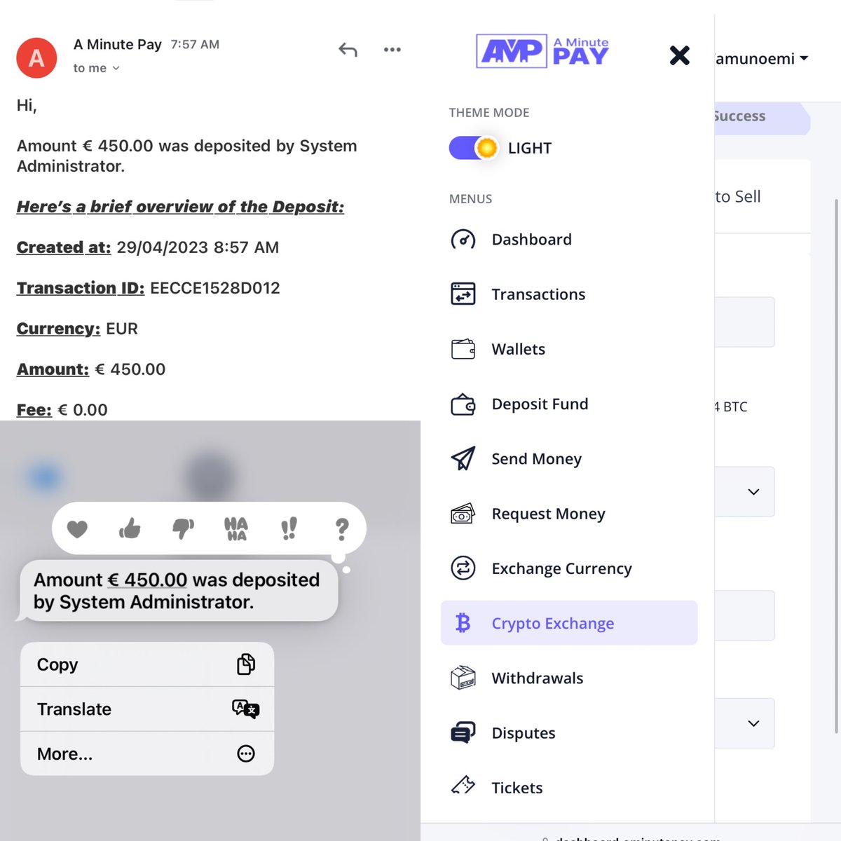 Vivid_codes's tweet image. Just finished this project a payment gateway system with buy and selling of crypto check it out