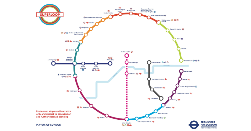 MayorofLondon's tweet photo. The Superloop will make travelling by bus around London quicker and easier.
Find out where your closest stop will be ⬇️