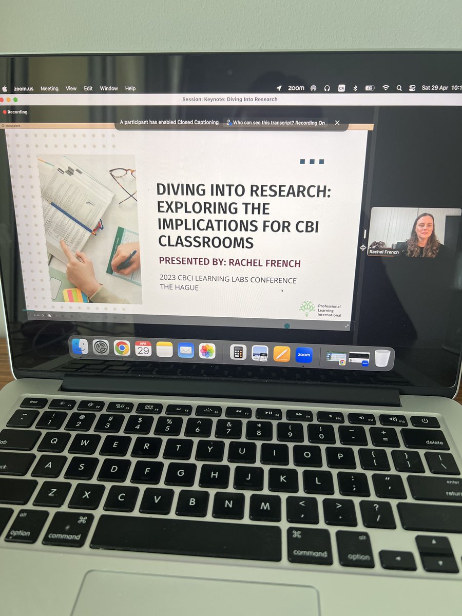 Doing a bit of professional PD on concept based inquiry with Rachel French <a href="/ProLearnInt/">Rachel French</a>