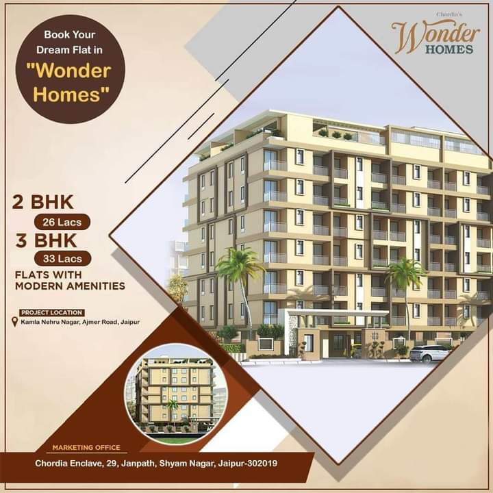 2BHK & 3BHK Luxurious Flats
At Kamla Nehru Nagar, Ajmer Road, Jaipur.
#2bhkflatinjaipur
#homedesigngoals
#designinspiration
#home
#renovation
#modernarchitecture
#designboom
#building
#decorhome
#archdaily
#interior
#elevation
#designideas
#civilengineering
#builder
#interiors