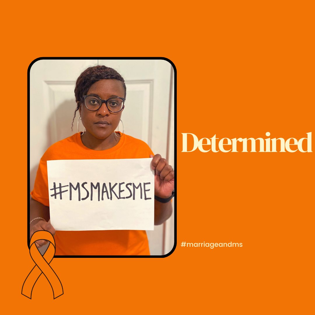 MarriageandMS's tweet photo. #MSmakesme DETERMINED 

Determined to be the best wife I can be, determined to be a voice for family caregivers, determined to be a good ally, determined to support research into finding a cure for MS, determined to trust Jesus through it all!

#MSAwarenessWeek #carerssupport https://t.co/FokQ0cjHoP