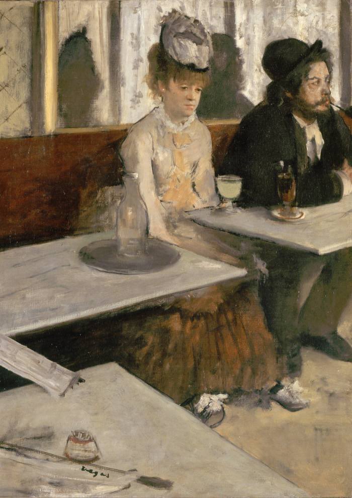 PAINTING OF THE DAY: L’ABSINTHE , 1875-76 by #EdgarDegas #painting #greatartist #French #impressionism #1870s