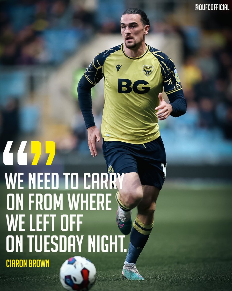 YellowArmyOUFC's tweet photo. On Tuesday night, something special happened. A team who hadn't won in 17 games, was given unconditional support for 90 minutes, and we won 4-0.

If we do the same today, safety should be all but guaranteed. 

Passion, belief and noise at FGR.
Come on Oxford!

#OUFC #COYY https://t.co/zoDcX8Nl94