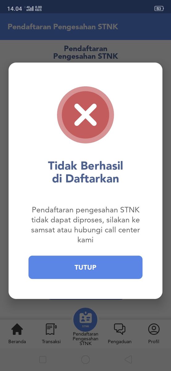fafa_shiro's tweet photo. @SamsatDigital halo min, ini kenapa gabisa ya? Jatuh tempo tanggal 10-04-2023 https://t.co/oLynfyRY5V