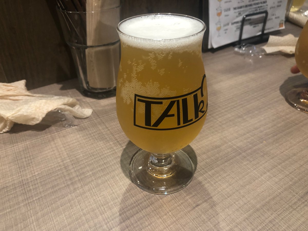 WagaNeko2419's tweet photo. クラフトビールTALK2U。うちゅうブリュワーズサムライ。めっちゃフルーティ！ https://t.co/CqBlAaiSpl
