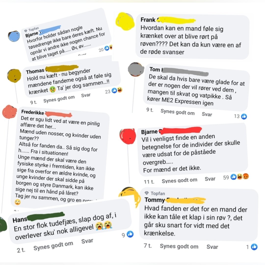 EspDanmark's tweet photo. Mænd som ofre for seksualiseret #chikane rammes på en anden måde end kvindelige ofre
De kønsstereotype forestillinger om maskulinitet viser sig i de reaktioner de mødes af
Læs vores opslag om mandlige ofre her:
Instagram
https://t.co/4v74GgG7rh
Facebook
https://t.co/9kD9kxs1Pn https://t.co/jGvlwmltV6