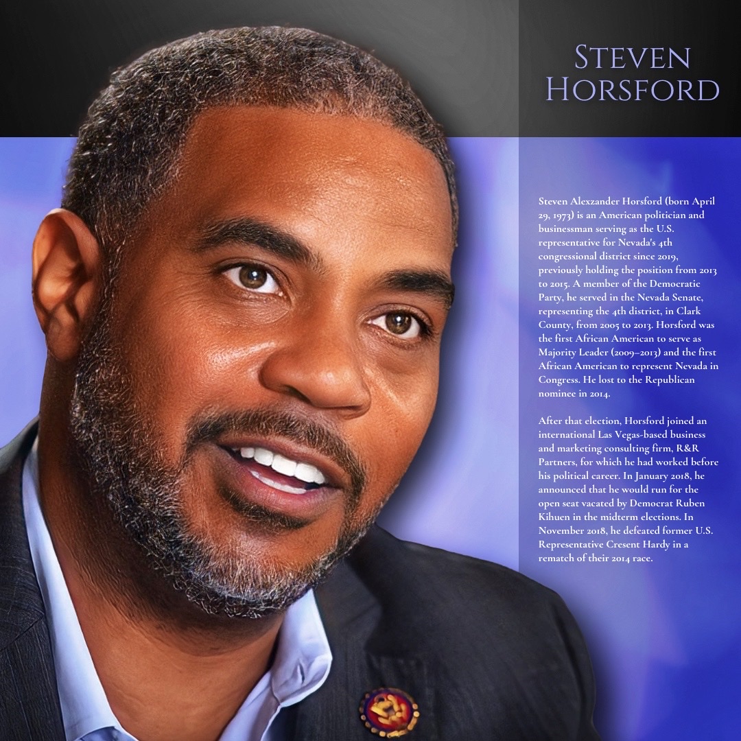 Happy birthday to Steven Horsford. 
 