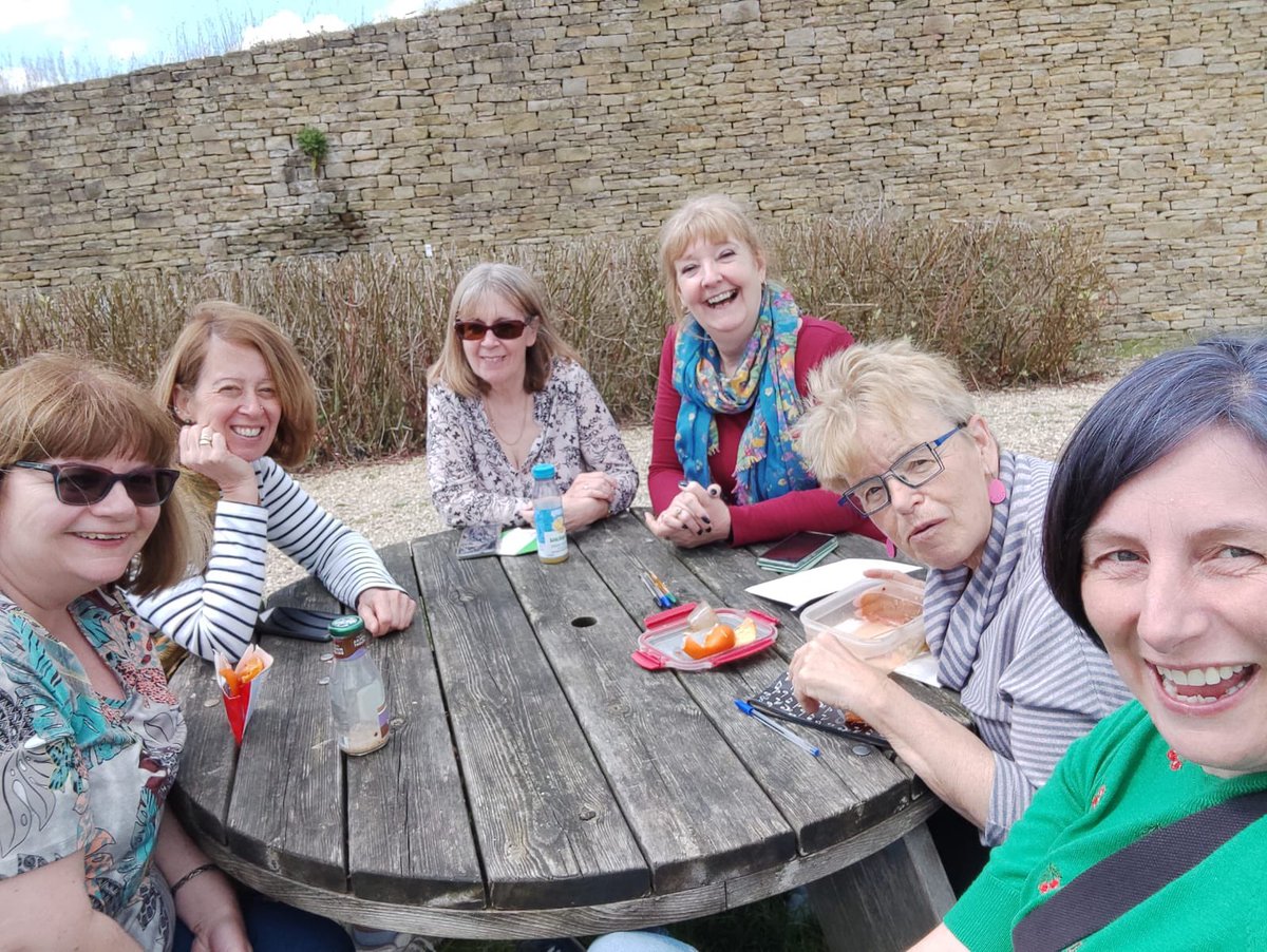 RiverCityExeter's tweet photo. Some of our lovely ladies making their way to Nottingham yesterday ready for Ladies Association of British Barbershop Singers Harmony College ‘23 with a few stop offs along the way ☕️ 🏰 ☀️ Have a great weekend everyone and sing your socks off 💈❤️💙🎶
#LABBSHC23
#exeterchoir https://t.co/p2wNsE2ytS
