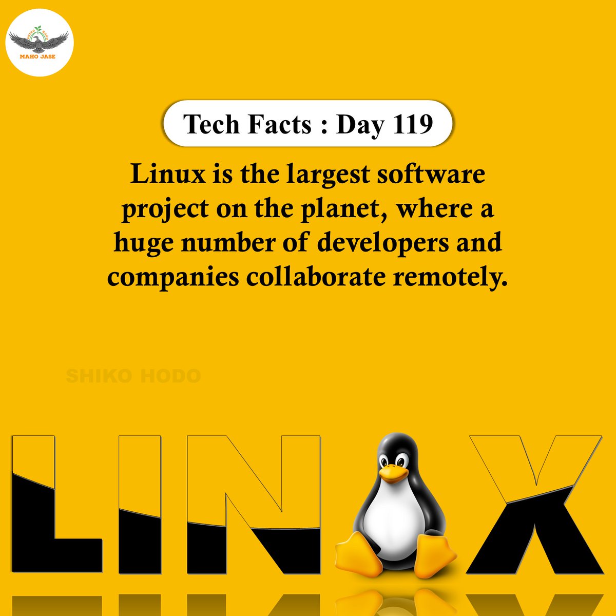 mahojase's tweet photo. Tech Facts : Day 119

#linux #linuxserver #linuxuser #linuxwindows #linuxprogramming #linuxdevelopment #linuxadministrator #dailytechfacts #Mjit https://t.co/8c9gli1eLO