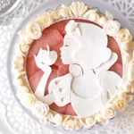 白雪姫の林檎パイ。芸術的な焼き加減で、美しい!