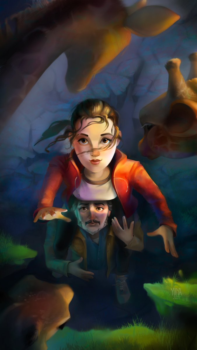 _YUl_IYA_'s tweet photo. Breath of fresh air
#fanart #digitalart #lastofus #ellie #joel #bellaramsey #PedroPascal #giraffe #comicart #Travel #freedom #daddy #illustration #friendship https://t.co/qmFMUy0FAg