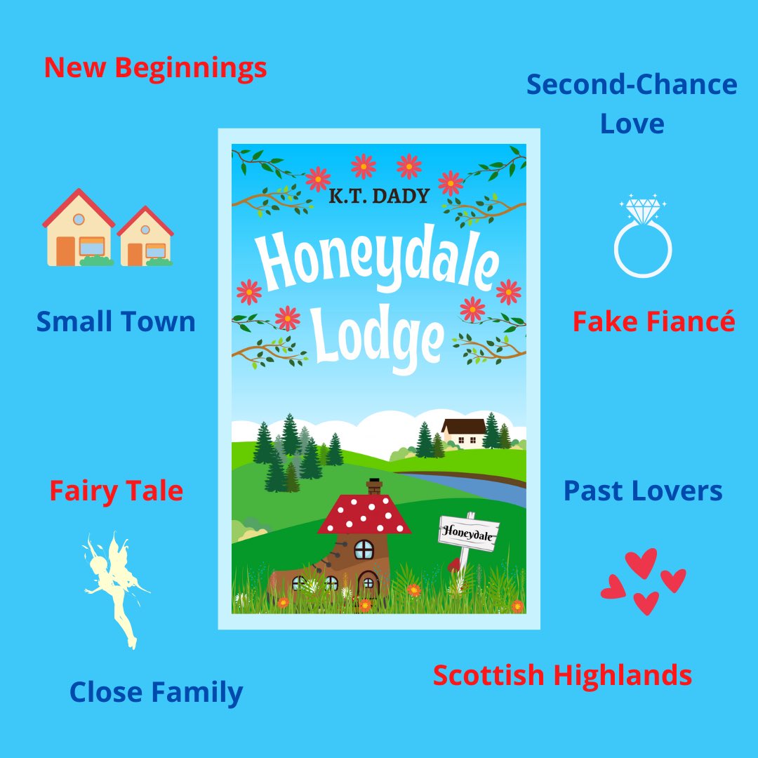 #BankHolidayReading #novella 

📖Blake has a fairy-tale holiday park to open, but his ex-girlfriend turns up wanting his help.

📍mybook.to/HoneydaleLodge