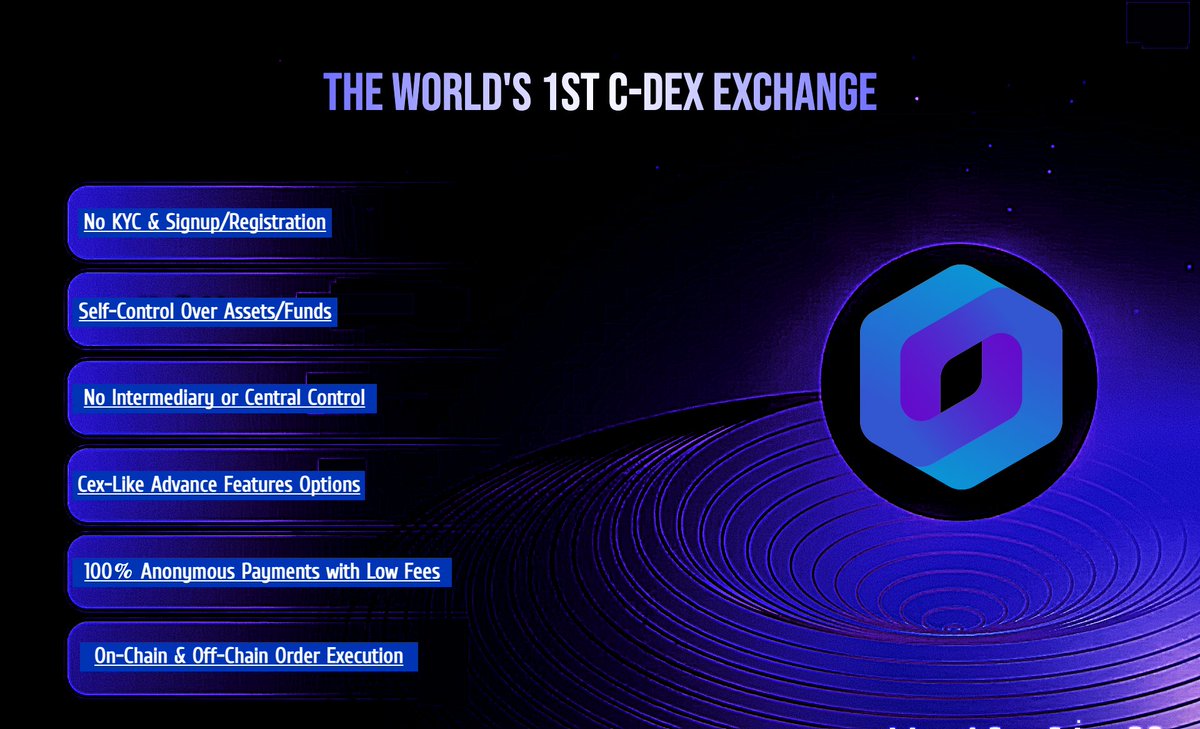 Dexo_Official's tweet photo. The future is all about blockchain, convenience, and decentralization.  

👉🏻 https://t.co/YP2Gsv8e1Y Is the world's 1st C-Dex platform which is open, transparent, and available for everyone.  

Let’s not forget the best part: it's permissionless and non-custodial, just like we all need it!