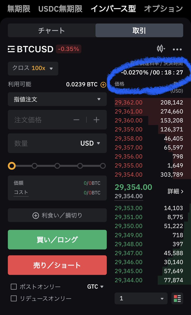 HASHIGO_1126's tweet photo. 金利マイナスになったし、上に跳ねそうロング🌝 https://t.co/u0H0gvI1Is