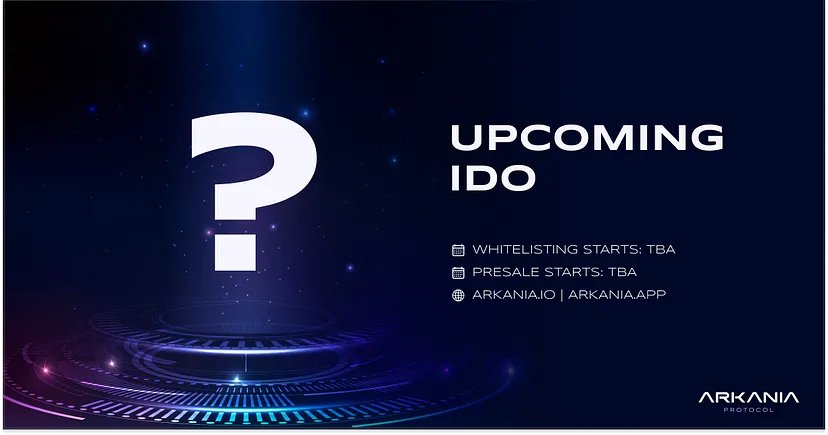 📢 Dear Arkanians

👉 Arkania Launchpad has an exciting opportunity for the community to participate in the selection of upcoming IDO projects. Instead of hosting three IDOs, the platform is hosting a voting event on TG t.me/arkaniaprotoco…

✅ Details: medium.com/@arkaniaprotoc…