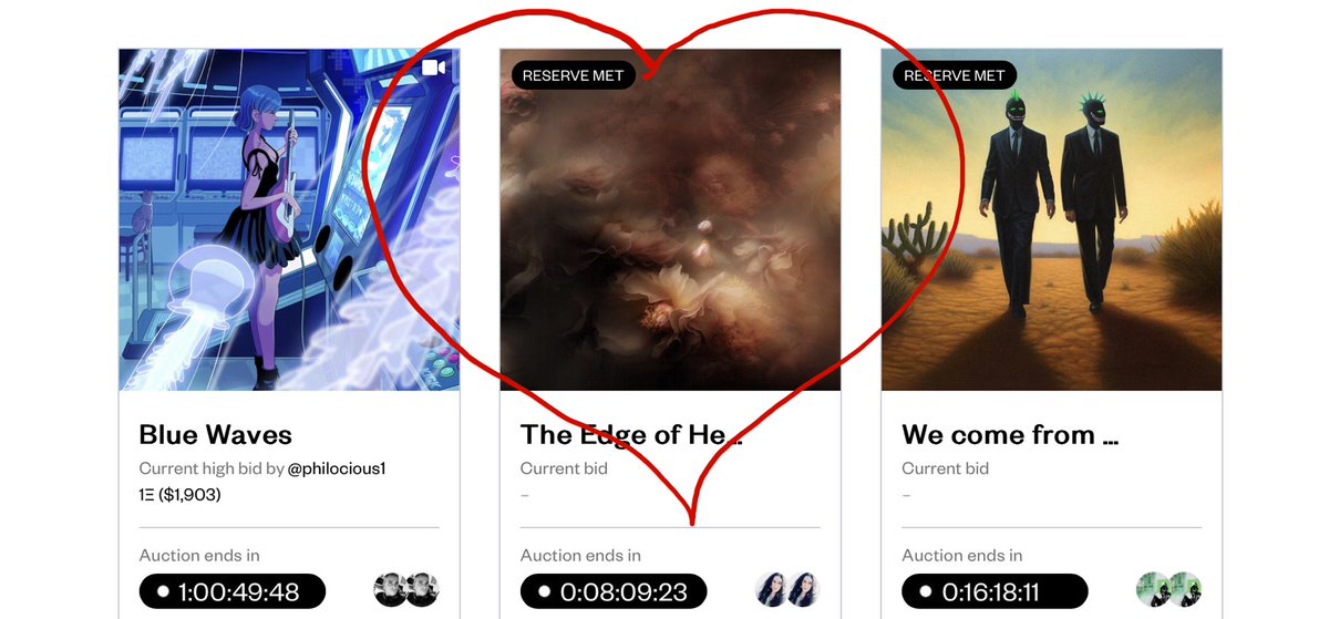 Gm friends.

8 hours left from the auction on 'The Edge of Heaven' on SR!

Link👇