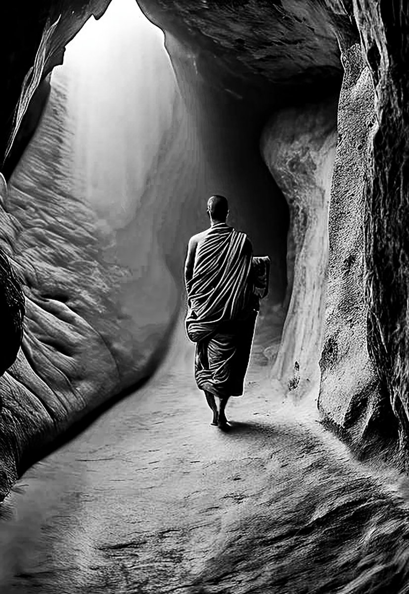 giorgiothai's tweet photo. The cave and the monk.

#blackandwhitephotos #bnwphotography  #blackandwhite #bnw_society #monochrome https://t.co/ewk9amQ51u