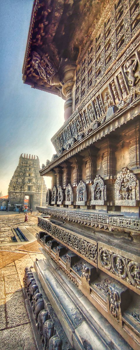 KanchiRavindra's tweet photo. The architectural wonder of Hoysalas. Channakeshava temple-Belur https://t.co/uj79qwEMoC