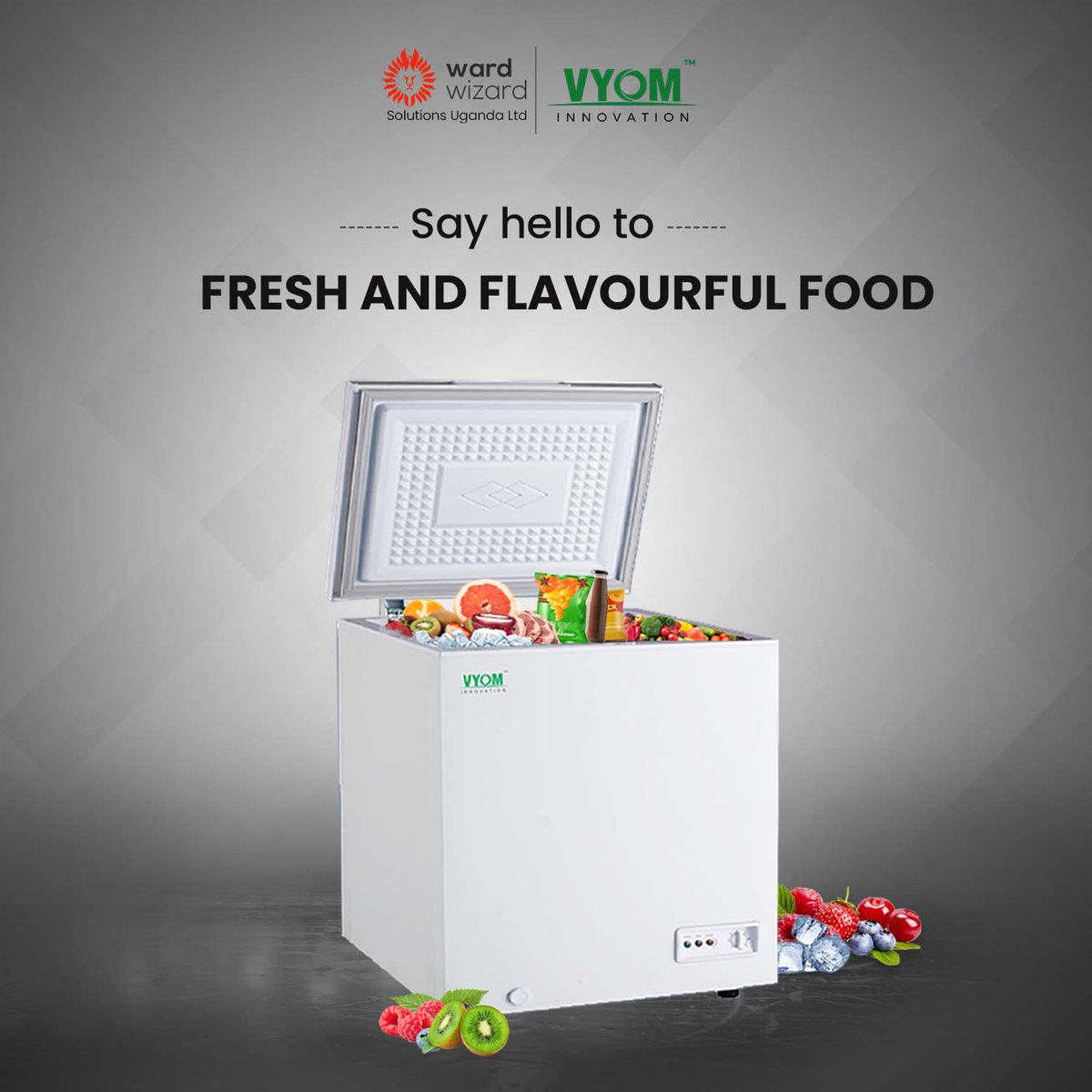 WardwizardU's tweet photo. Keep your food at their best with the advanced Vyom Deep freezer!

To know more visit: https://t.co/F9jBvokxwz
.
#Vyom #innovation #DeepFreezer #fridge #freshproduct #Africa #wardwizard #uganda #instagram #frozengoods https://t.co/XGmtvg3I5y