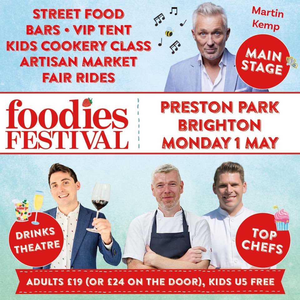 Let’s go, Brighton! 3 days of foodie fun coming right up! Limited tickets available online or it’s more on the door! #foodiesfestival #brighton #visitbrighton #bankholidayweekend