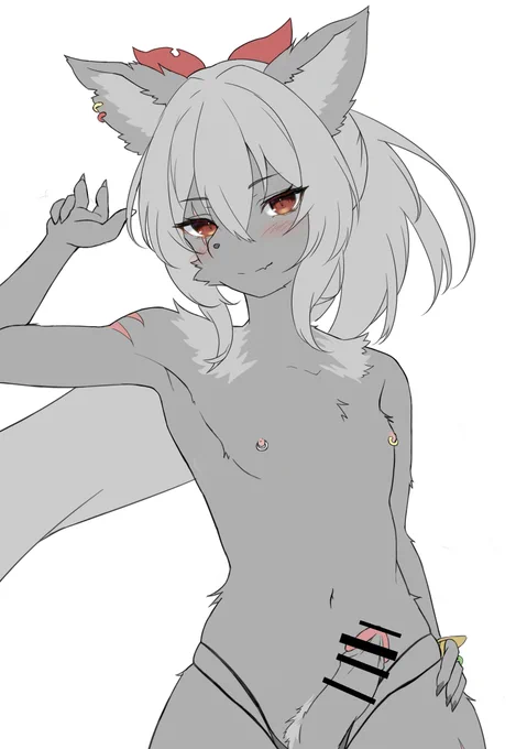 Skebにてクライアントさまのオリキャラくんを描かせて頂きました久しぶりにケモ男の娘が描けてとても楽しかったですこの度はご依頼&ブーストありがとうございますっ 