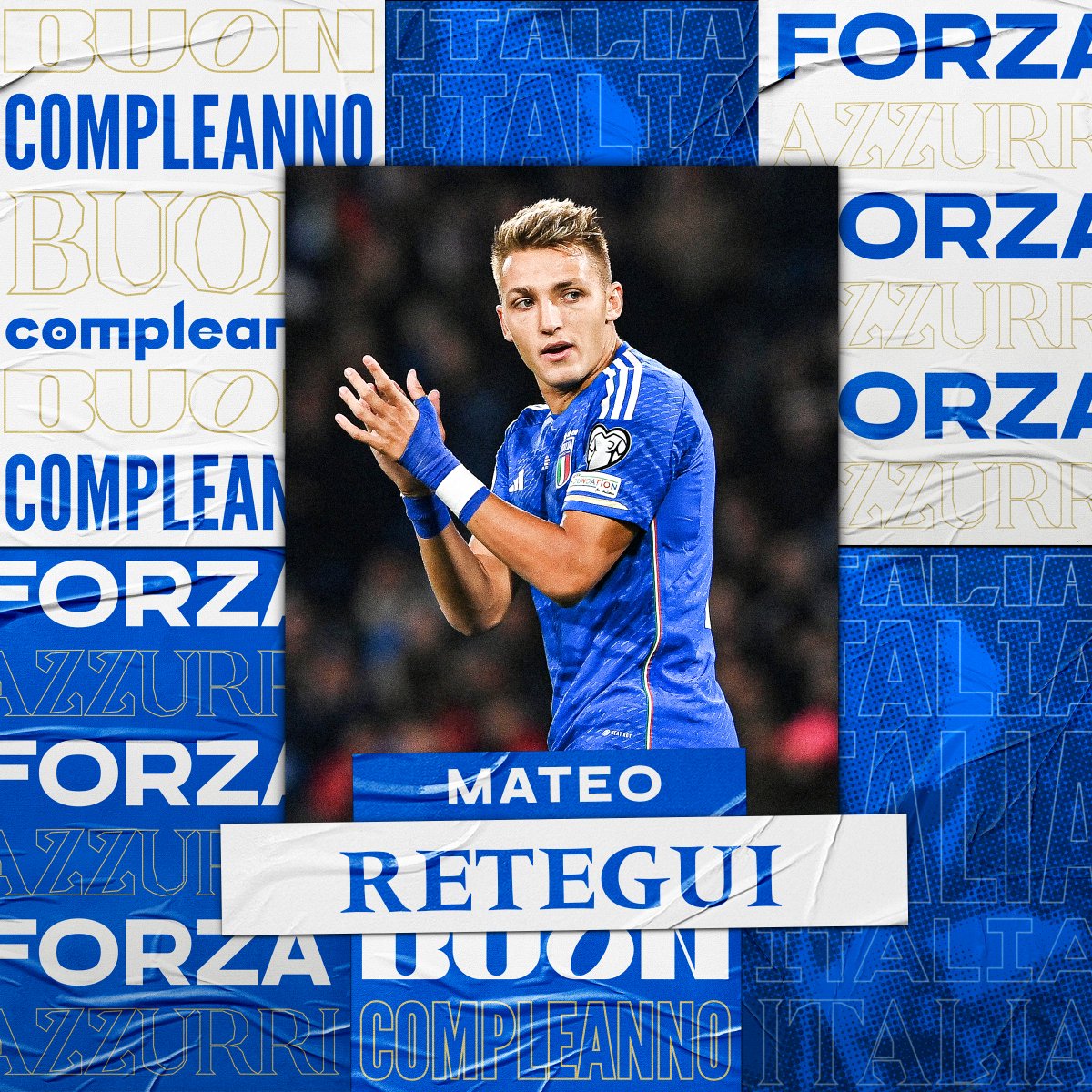 Our latest superstar turns 2️⃣ 4️⃣ today 🥳 🎉

Have a fantastic day, Mateo! 🐅

#Azzurri #VivoAzzurro