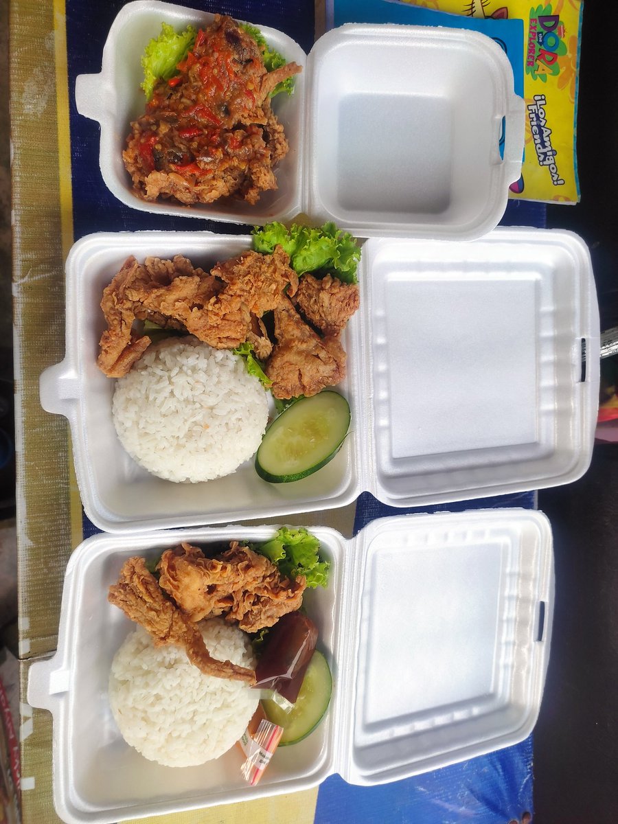 Widi_Sebastian's tweet photo. Widi crispy spicy chicken
  Ready
Bisa DO
Senin - minggu 
Buka jam 10 pagi - 12 malam
*Tutup lebih awal jika stock habis 🙏
Lok : sidomulyo batu
Minat : 082231618129
Shopee &amp; Grab, Gojek : Widi Crispy Spicy Chicken https://t.co/ItDRJmLMSL