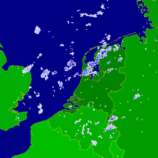 Vandaag is het alweer 17 jaar geleden dat #buienradar voor het eerst te zien was! Het kaartje uit 2006 lijkt nog steeds op die van nu, hoewel ik de huidige kaart veel mooier vind dan toen.