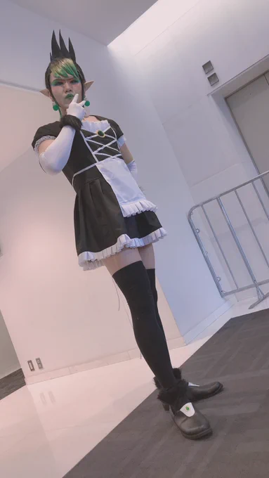 にじさんじ 花畑チャイカのコスプレで参加しています!髪込みで230cmくらいある〜 #超会議2023