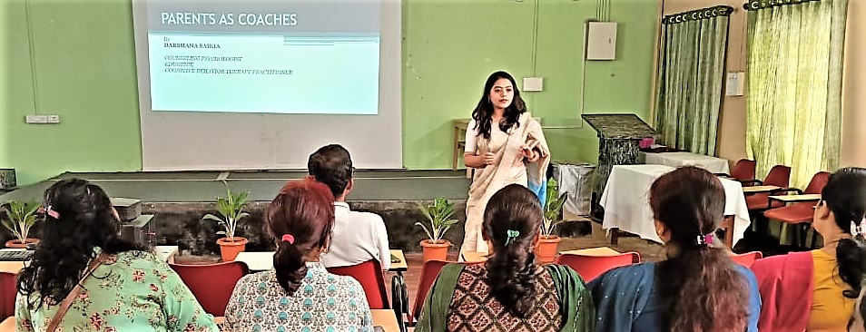 Counseling Psychologist MS Darshana Saikia has taken an initiative approach to affirm that parents are the first coaches in a child’s life. As coaches, parents have significant influence on their children's habits, thoughts and overall development. Children grow and develop into