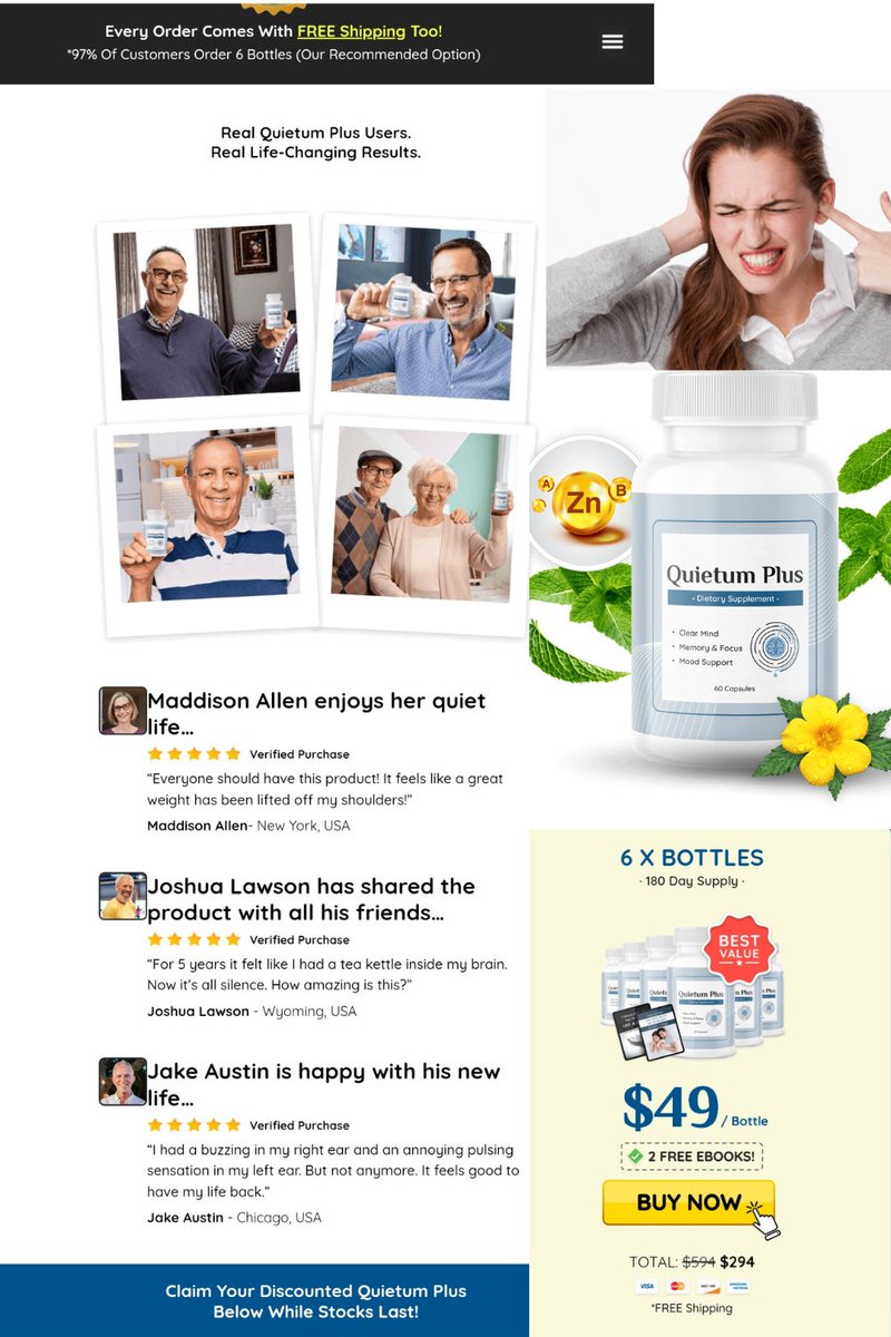 clickbank122's tweet photo. Silence the Noise,Discover the Power of Quietum Plus
Looking for a natural solution to combat tinnitus and hearing loss? Look no further than Quietum Plus!
https://t.co/oenNDm5bBF
#quietumplus #quietumplusreview #quietumplusreviews #quietumplussupplement #quietumplusingredients https://t.co/RvLlzBH7Fe