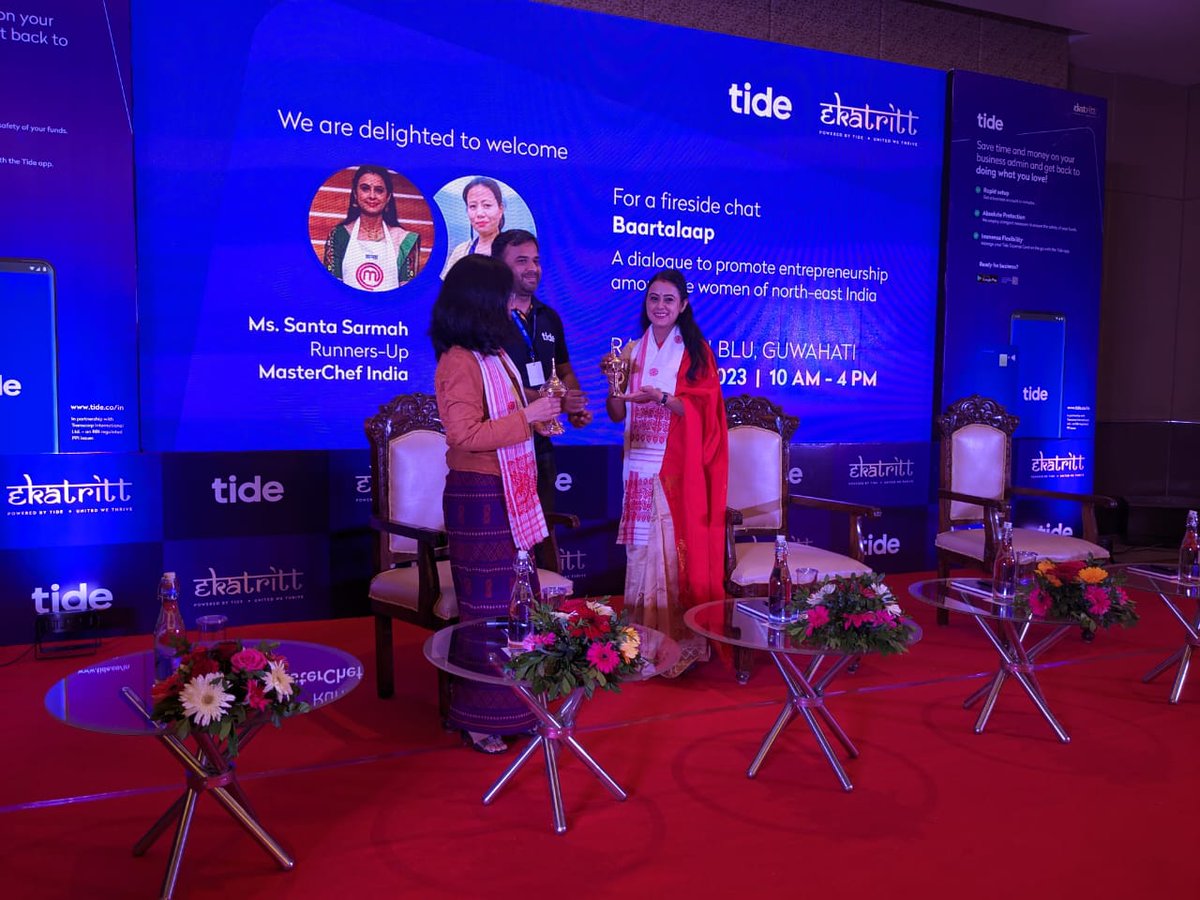 So much excited to see Tide CEO <a href="/OliverPrill/">Dr. Oliver Prill</a> and <a href="/nehhdc/">NEHHDC</a> Advisor Dr. <a href="/sriparnabaruah/">Dr Sriparna B Baruah</a> teaming up to support SMEs in the North East! This union of business and public enterprises. <a href="/TideBusinessIND/">TideBusinessIndia</a> Tide Business India #ThinkMSMEThinkTide Ekatritt By Tide
