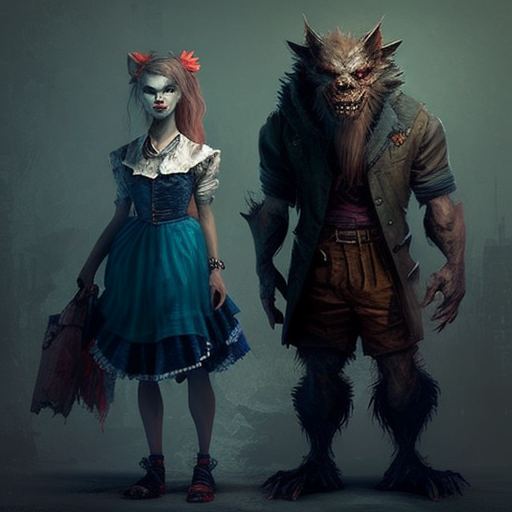 imaginesmthin's tweet photo. /imagine Werewolves with Skirts
#midjourney #aiart https://t.co/R5O5xP79RH