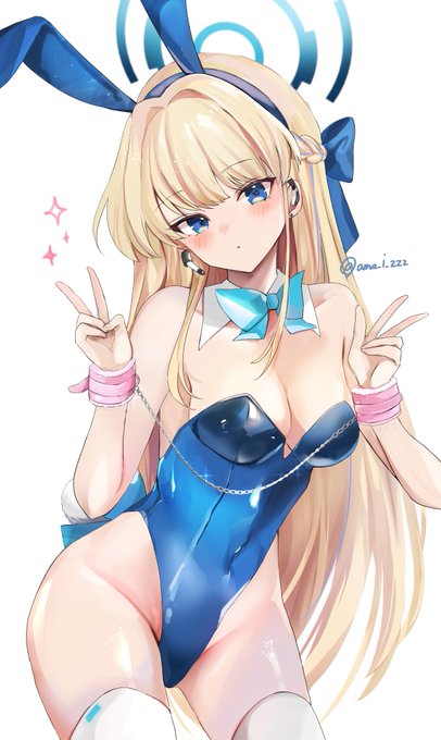 #ブルアカ 
#BlueArchive 

手錠バニートキだぴょん🐰 