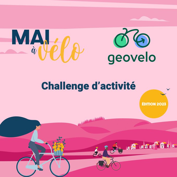 Vous habitez sur la Métropole Clermontoise et vous faites du vélo ou souhaitez vous y mettre ? 

Dans le cadre de l'évènement "MAI A VELO " est organisé un challenge <a href="/geovelofr/">Geovelo</a> 📲

Une belle occasion de mettre en avant la dynamique vélo sur le territoire ! 🚴🚴‍♂️🚴‍♀️

Comment ? 🔽