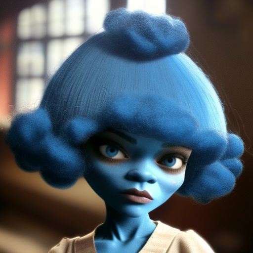 imaginesmthin's tweet photo. /imagine Rihanna is going to be smurfette

Unlike your artwork, literal prompt is cursed beyond comprehension.
#aiart #midjourney #midjourneyv5 https://t.co/S1JRBtmi5r