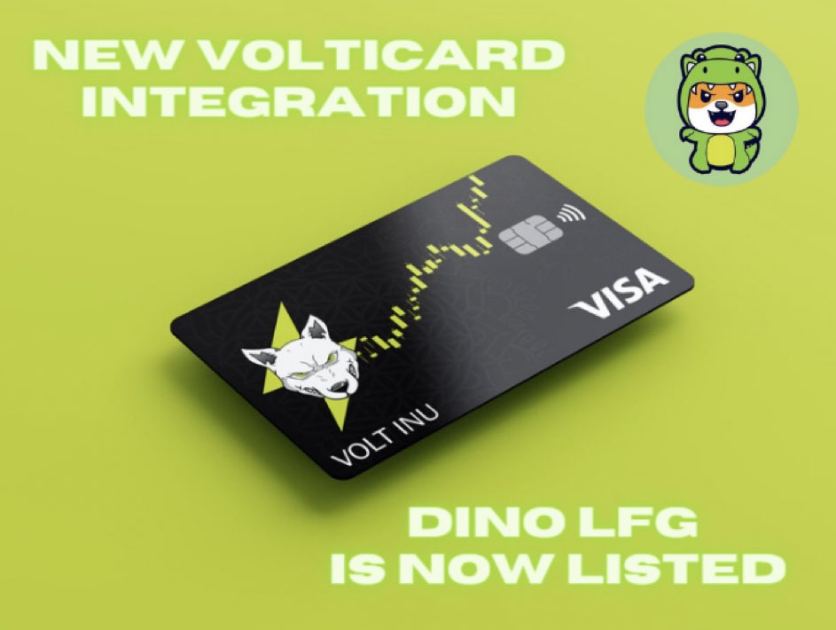 BITCOINTRAPPER's tweet photo. $VOLT #VOLT @VoltInuOfficial 

⚡️Recently announced launch of #VOLTIECO in 3 weeks time ⏰⌛️
⚡️Now integrating coins into their card 
⚡️As part of their growth strategy in Asia #volt Joined @Btok_official swap partner program &amp; will be listed on Btok swap https://t.co/fCEIJaFk4t