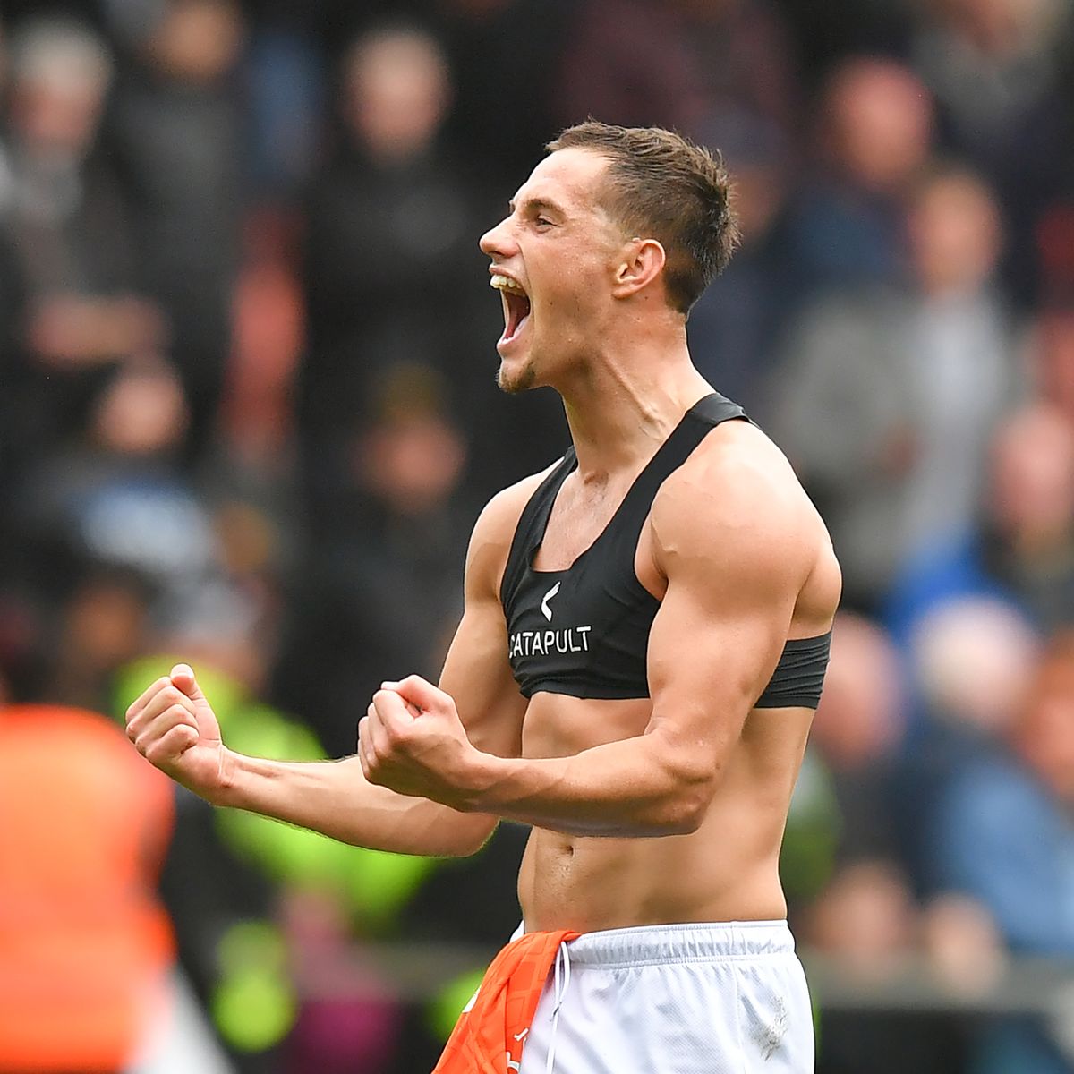 powellBFC93's tweet photo. Jerry has been the first player since we came back from the boycott to connect with the fans in the way he did and give us real passion and something to celebrate. I don't know where he ends up, but I hope he gets the move he deserves. Some player. JY9. 🍊 https://t.co/8IA68opJ9Z