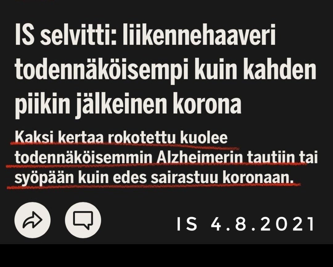 laski77's tweet photo. Pysähtykää ja ajatelkaa tätä nyt hetki ihan rauhassa...
Ne rokotteet jotka sinä olet käynyt ottamassa tähän mennessä(3kpl). Niiden myyntilupa on nyt peruutettu ja tilalle tuli uusi rokote. Onko turvallinen olo? 
Edellistä rokotetta testattiin hiukan sentään ihmisillä, mutta mitään kunnon turvallisuustestejä niille ei valitettavasti tehty. Niiden piti pysäyttää korona mutta ainoa hyöty mitä saatiin on haitat. 
No nyt sitten tämä uusi rokote...siinä oikaistiin vähän sitten vielä enemmän. Testaus suoritettiin 8 HIIRELLÄ!😂  Ja nyt sillä sitten on myyntilupa. 
Eli jos vielä joku hölmö näitä haluaa niin suosittelisin mielenterveyshoitoa. Kiitos ja hyvää vappua! 
 https://t.co/PGPad60MLX