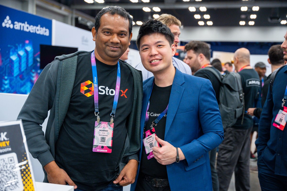 StorXNetwork's tweet photo. As we wrap up our time at #Consensus2023, we want to extend a big thank you to everyone who stopped by the #StorXNetwork booth to discuss #decentralizedcloudstorage. Your interest and enthusiasm have been inspiring! Let's continue to drive innovation.
#SRX #XDCNetwork #BuiltonXDC https://t.co/QMax11XuIu