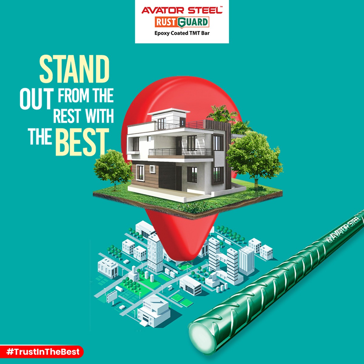 AvatorSteel's tweet photo. #AvatorSteelRustGuard - Stand out from the rest with the Best.
.
.
.
#AvatorSteel #MrAntiRustMan #TMTBars #construction #AvatorTMTBar https://t.co/yNg8WmB1Kg