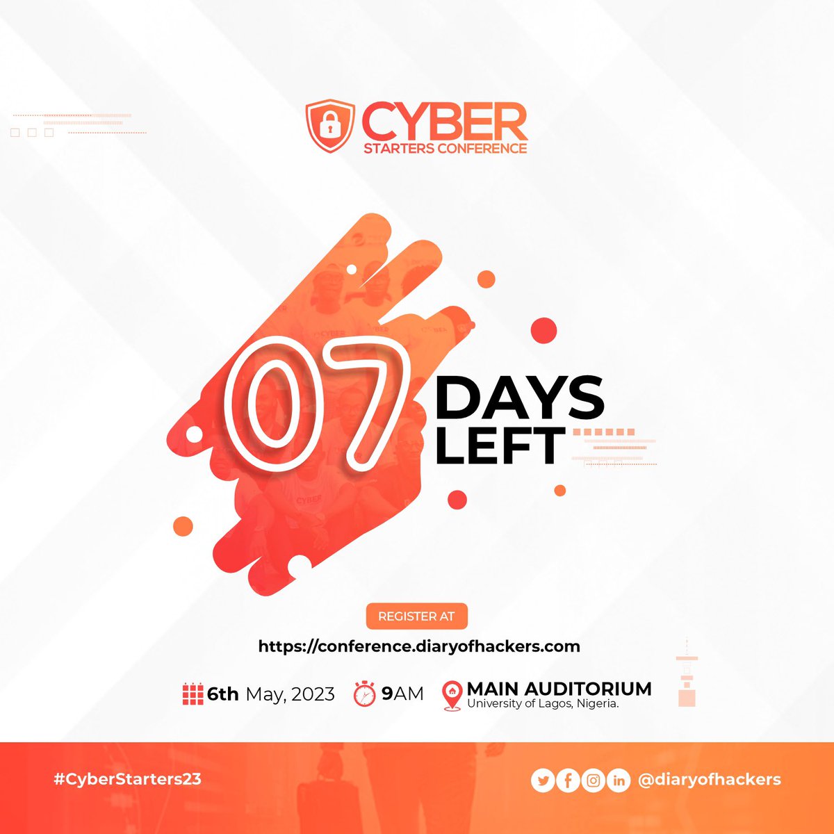 DoHAfrica's tweet photo. Excitement is building up!!!

#CyberStarters23 is only #7daystogo!🥳🥳

What is stopping you from getting your tickets?
Secure your spot now!⏰⏰ https://t.co/xZ9hnvR6a0

#RoadtoCyberStarters23 #Conference #Infosec #Trending https://t.co/edzBknKBM0