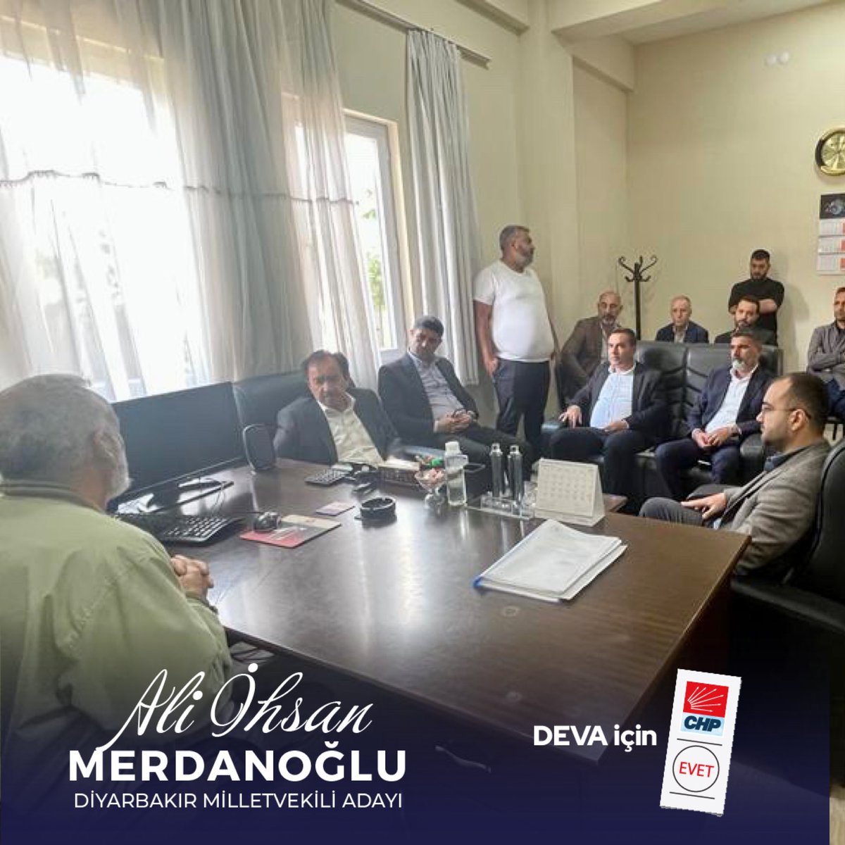📌Saha çalışmalarımıza bugün ilk olarak Diyarbakır Metal Sanayiciler Sitesi Yönetim Kurulu ve Esnafını ziyaret ederek başladık

📍Kayapınar

<a href="/alibabacan/">Ali Babacan</a> <a href="/devapartisi/">DEVA Partisi</a>