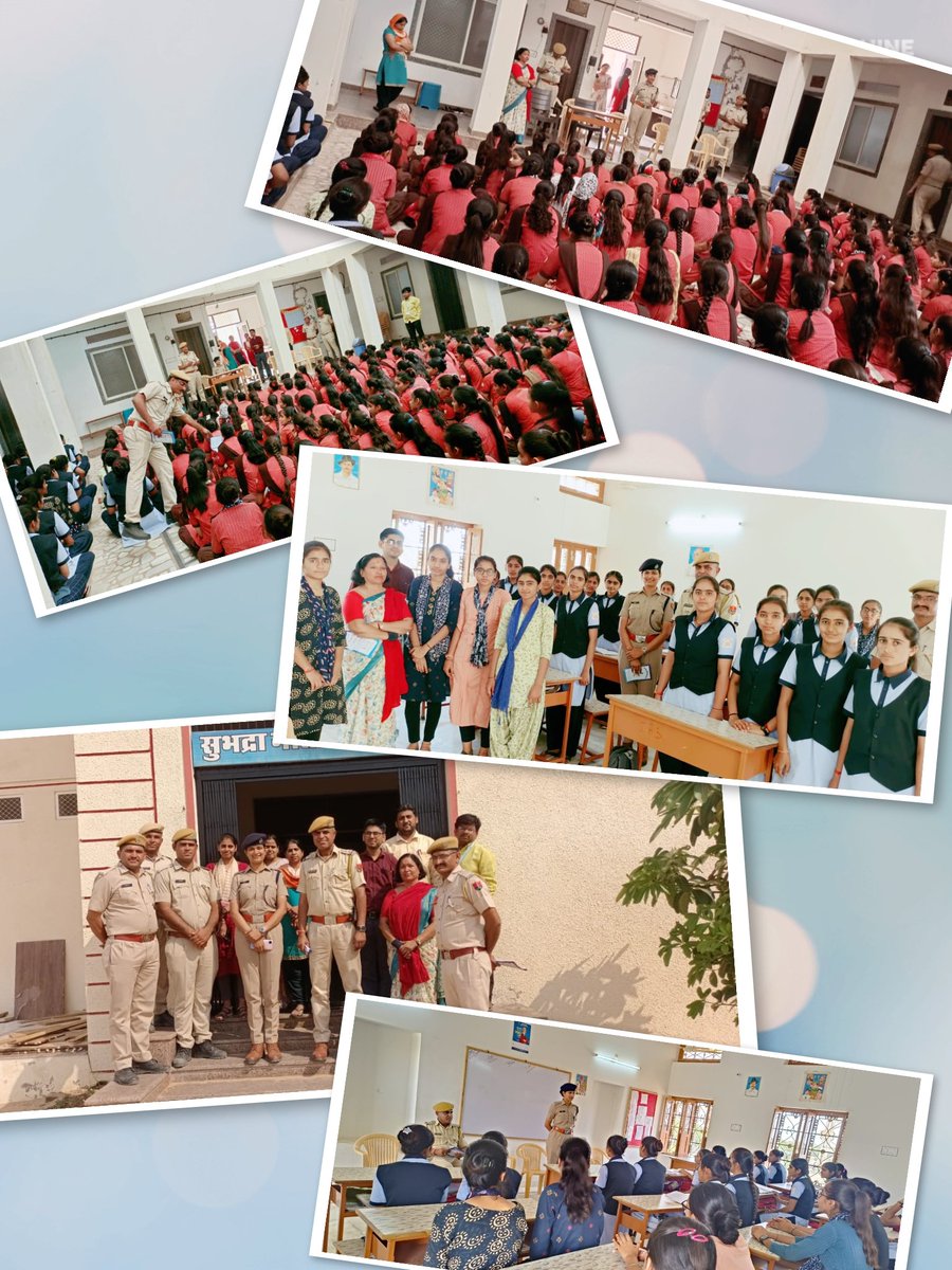 CharulGupta_'s tweet photo. तुम जलाओ तो सही राह में रोशन च़राग़
रोशनी को देखकर फिर क़ाफ़िला हो जाएगा

Dialogue between Police and Students in KANYA MAHAVIDHYALAY , Pali to make them comfortable with police working and motivate them to come forward with their problems and  Awareness about Road Safety. https://t.co/GD3lHdwk8W
