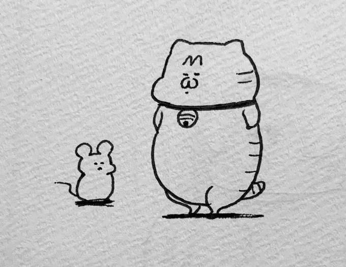 なかよしなねずみとねこ