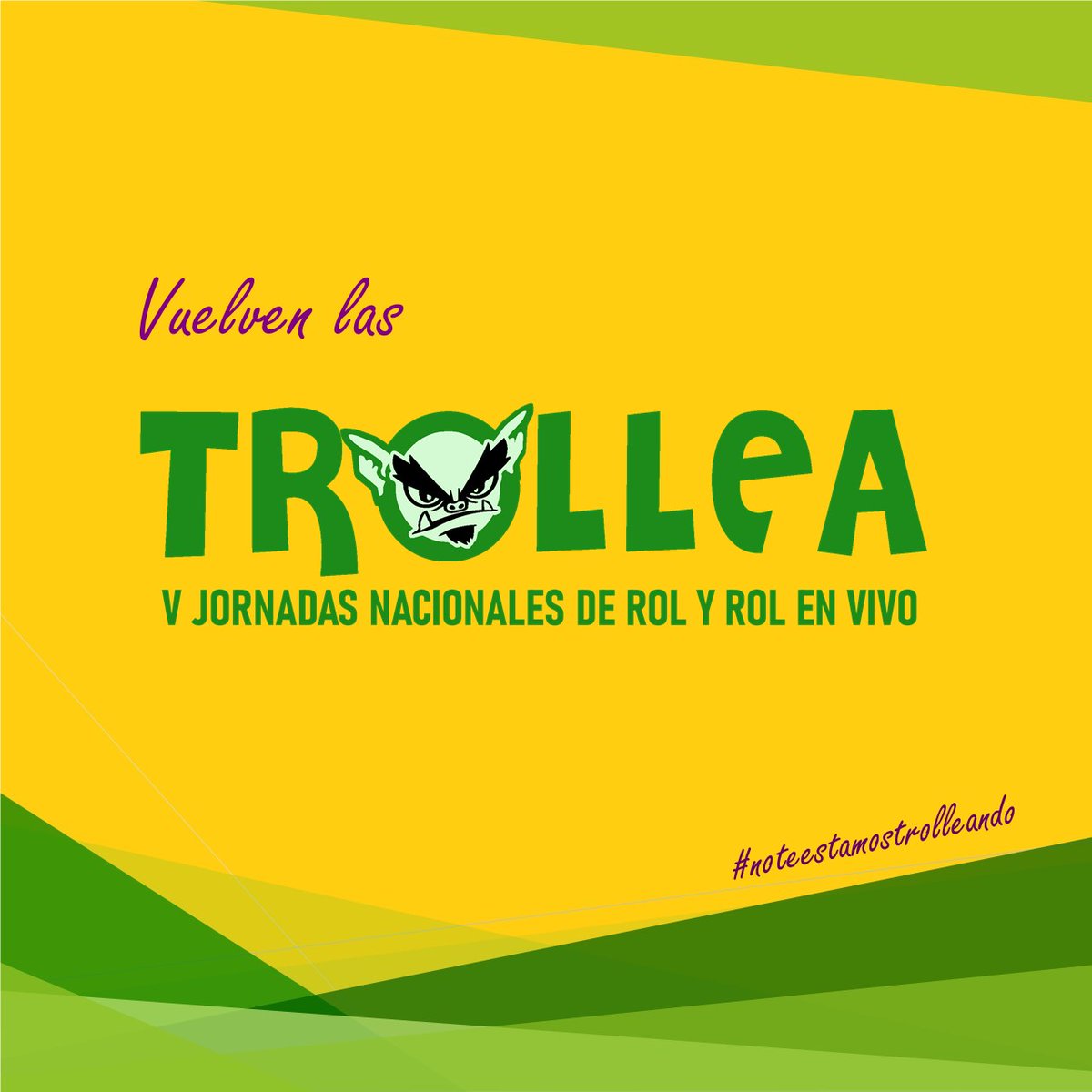 Estamos preparando las VTROLLEA. No os perdáis nada de vuestras Jornadas Nacionales de Rol y Rol en Vivo favoritas. La próxima semana publicaremos la fecha
#jornadasrol #rolmesa #rolespaña #rolenvivo #rol #torreviejarol #torrevieja #larp #trollea #noteestamostrolleando #trollea23