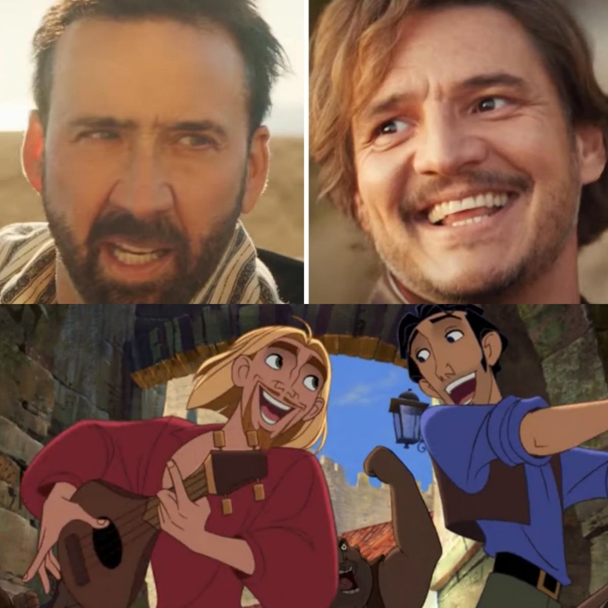 SiscoKidMS's tweet photo. The Tulio and Miguel we deserve!
#RoadToElDorado #NickCage #PedroPascal https://t.co/7000q0AnRx