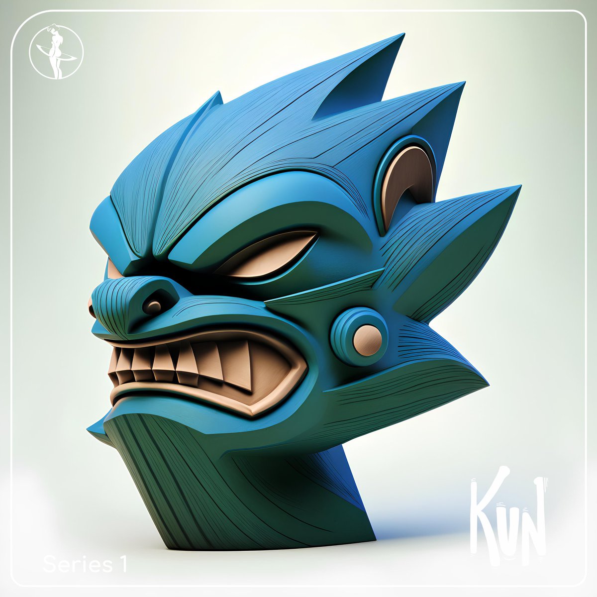 We all know the inspiration for this Kun :p available on opensea #nft #nftart #nftnews #nfts #nftcollector #nftcommunity #cryptoart #nftartist #nftdrop #nftcollectibles #nftcollection #sonic