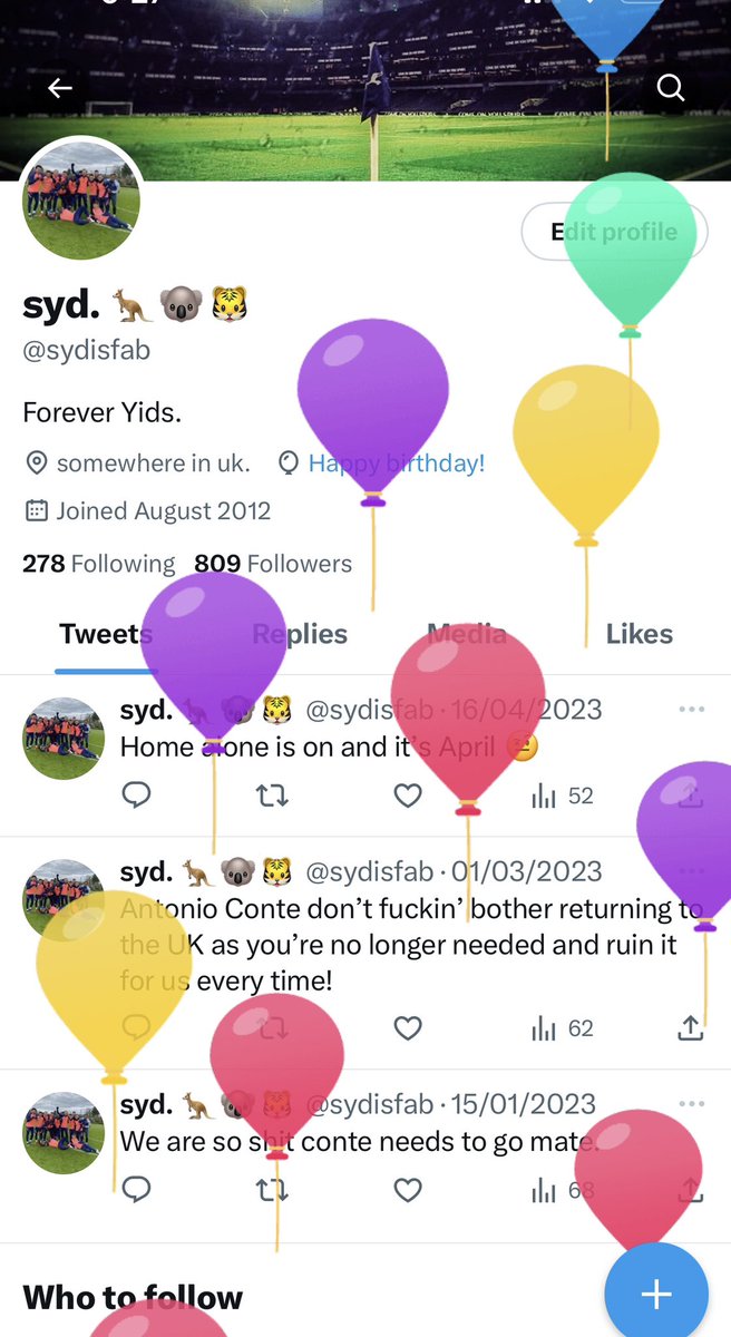 sydisfab's tweet photo. Twitter and it’s glitches another year older 🤣🎊🎉🥳🎂🫠 https://t.co/sBLMduORE5