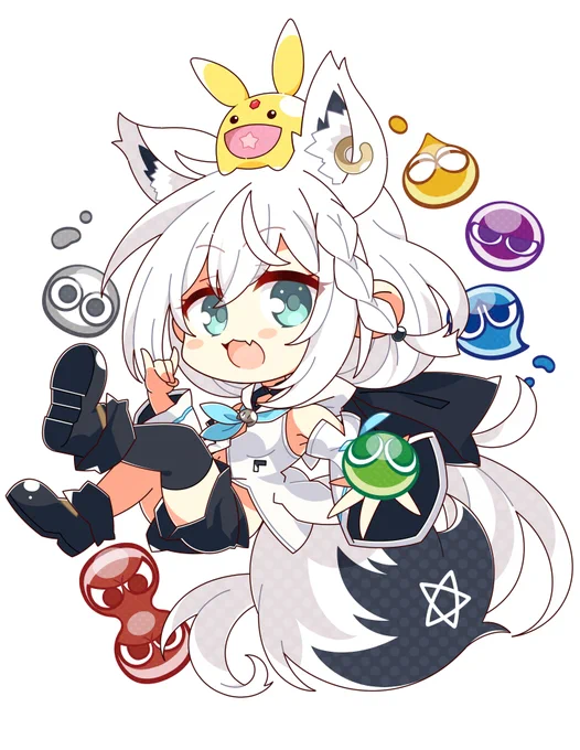 ぷよぷよ～  #絵フブキ